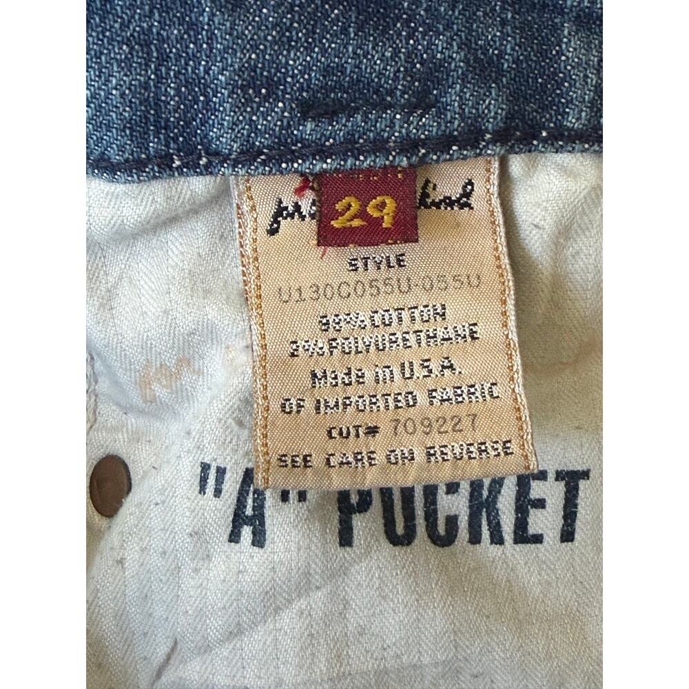 Vintage 7 for all mankind Embellished “A” Pocket Womens Size 29 Jeans Y2K - Picture 6 of 9